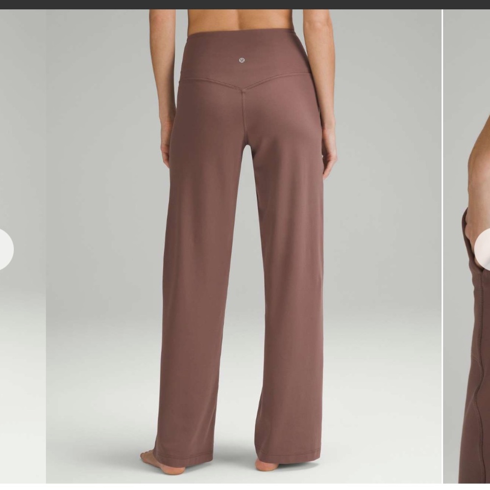 Lululemon wide leg aligns